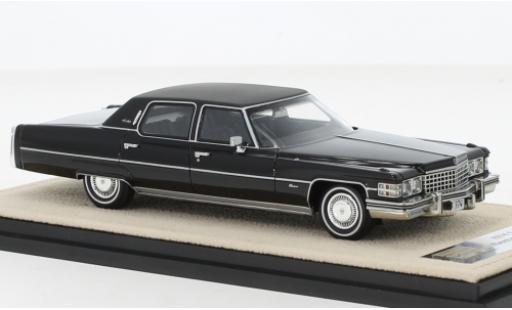 Cadillac Fleetwood 1/43 Stamp Models Brougham nero 1974 modellino in miniatura