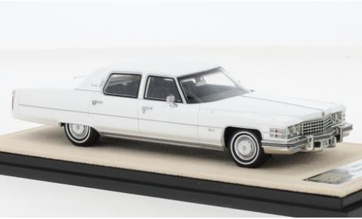 Cadillac Fleetwood 1/43 Stamp Models Brougham bianco 1974 modellino in miniatura