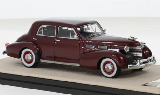Cadillac Fleetwood 1/43 Stamp Models Sixty Special metallise rosso foncé 1940 modellino in miniatura