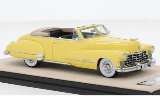 Cadillac Series 62 1/43 Stamp Models Convertibile giallo 1947 modellino in miniatura