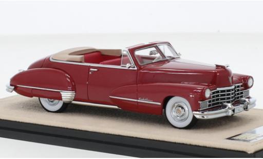 Cadillac Series 62 1/43 Stamp Models Convertibile metallise rosso foncé 1947 modellino in miniatura