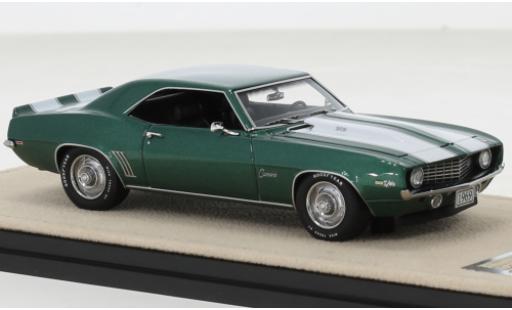 Chevrolet Camaro 1/43 Stamp Models Z28 metallise verde/bianco 1969 modellino in miniatura