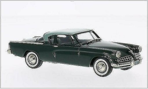Studebaker Commander Coupe 1/43 Brooklin verde/verde 1954 modellini auto