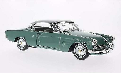 Studebaker Starliner 1953 1/18 Maisto verde/grigio modellini auto