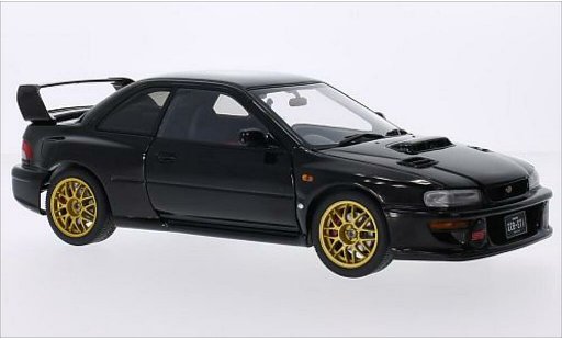 Subaru Impreza 22B 1/18 Autoart nero 1998 modellini auto