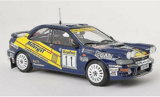 Subaru Impreza WRC 1/43 Trofeu 4x4 Turbo No.11 MotorNet Rally Monte Carlo 1996 /C.Baroni modellini auto