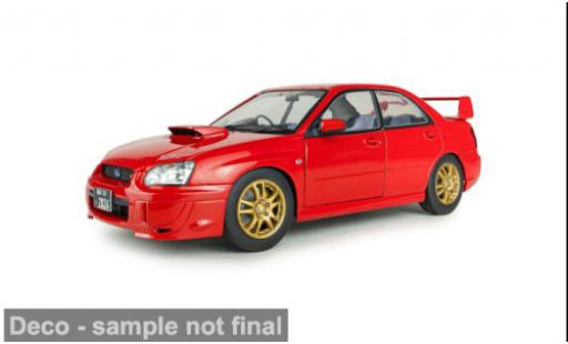 Subaru Impreza 1/18 Solido WRX STi rot 2004 1:18 modellini auto