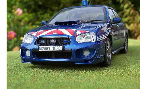 Subaru Impreza Police 1/18 Autoart STI gendarmerie / modellini auto