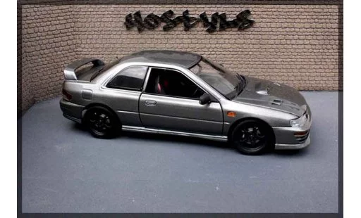 Subaru Impreza Type R 1/18 Autoart tipoe gt turbo sti grigio carbone modellini auto
