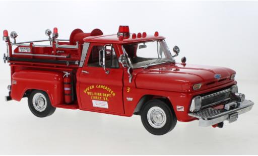 Chevrolet C-20 1/18 Sun Star Fire Truck Upper Lancaster Feuerwehr (US) 1965 1:18 modellino in miniatura