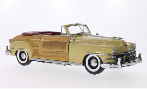Chrysler Town & Country 1/18 Sun Star beige/Holzoptik 1948 modellino in miniatura