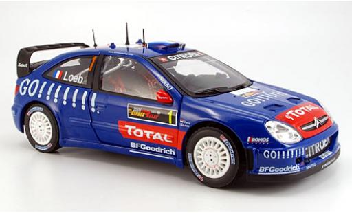 Citroen Xsara 1/18 Sun Star WRC No.1 Total Rallye Zypern 2006 modellino in miniatura