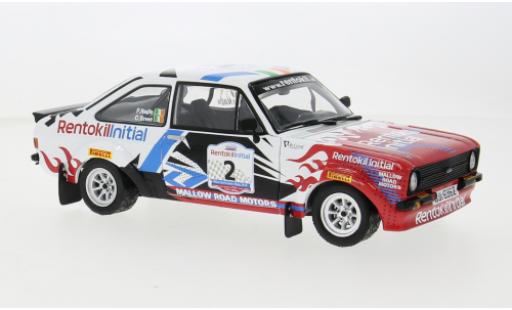 Ford Escort 1/18 Sun Star Mk II RS 1800 No.2 Killarney Historic Rally 2019 1:18 modellino in miniatura