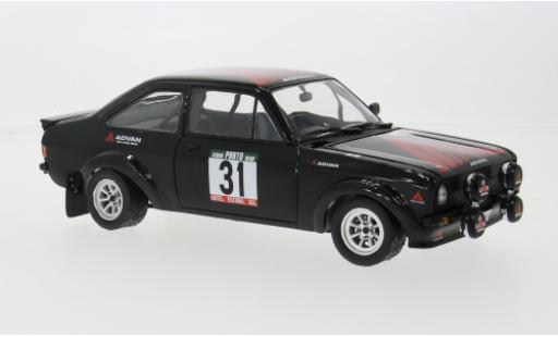 Ford Escort 1/18 Sun Star Mk II RS 1800 RHD No.31 Rallye WM Rallye Portugal 1981 1:18 modellino in miniatura