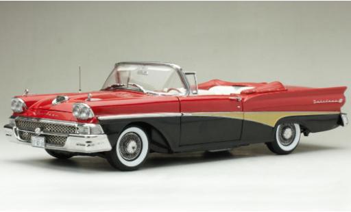 Ford Fairlane 1/18 Sun Star 500 Convertibile rosso/nero 1958 modellino in miniatura