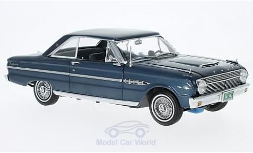 Ford Falcon 1/18 Sun Star HardTop metallico blu 1963 ohne Vitrine modellino in miniatura
