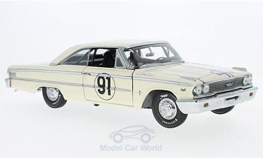 Ford Galaxy 1/18 Sun Star Galaxie 500 XL No.91 Tour de France Auto 1963 H.Greder/M.Foulgoc modellino in miniatura