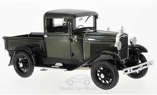 Ford Model A 1/18 Sun Star Pick Up metallico verde/nero 1931 modellino in miniatura