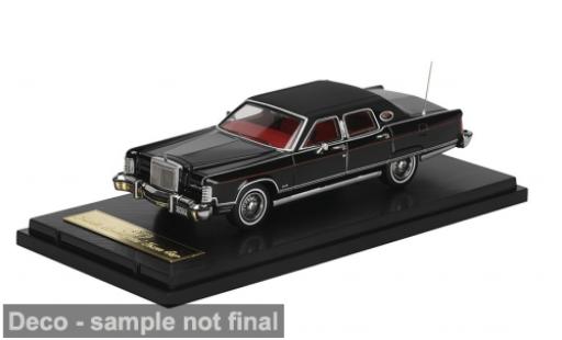 Lincoln Continental 1/64 Sun Star Town Car schwarz 1979 1:64 modellino in miniatura