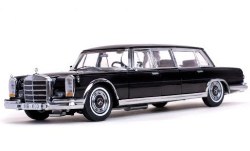 Mercedes 600 1/18 Sun Star Pullman (W100) nero 1966 modellino in miniatura
