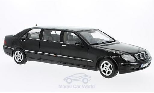 Mercedes Classe S 1/18 Sun Star Pullman nero 2000 modellino in miniatura