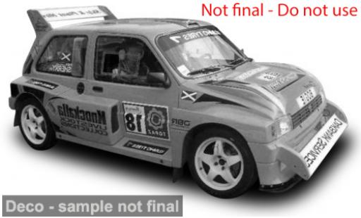 MG Metro 1/18 Sun Star 6R4 Donegal International Rally 2010 #18 1:18 modellino in miniatura