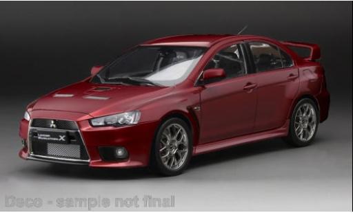 Mitsubishi Lancer 1/18 Sun Star Evolution X metallise rot 1:18 modellino in miniatura