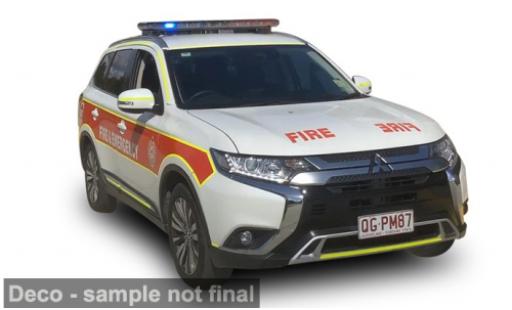 Mitsubishi Outlander 1/43 Sun Star 2019 Queensland Fire and Emergency Service 1:43 modellino in miniatura