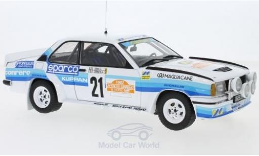 Opel Ascona 1/18 Sun Star 400 No.21 Conrero Rallye WM Rallye San Remo 1982 D.Cerrato/G.Cerri modellino in miniatura