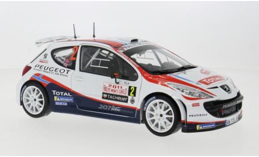 Peugeot 207 1/18 Sun Star S2000 No.2 Rallye WM Rallye Monte Carlo 2011 1:18 modellino in miniatura