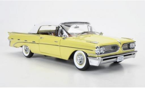 Pontiac Bonneville 1/18 Sun Star Convertibile bianco/giallo 1959 fermé modellino in miniatura
