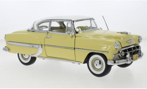Chevrolet Bel Air 1/18 Sun Star Hardtop Coupe giallo/bianco 1953 modellino in miniatura