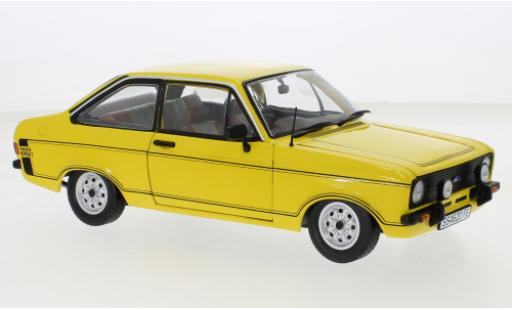 Ford Escort 1/18 Sun Star MK II 1600 Sport giallo RHD 1975 modellino in miniatura