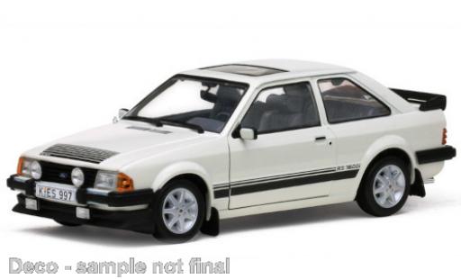 Ford Escort 1/18 Sun Star MKIII RS 1600i bianco 1984 modellino in miniatura