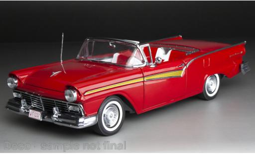 Ford Fairlane 1/18 Sun Star 500 Skyliner rosso 1957 modellino in miniatura