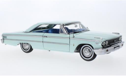 Ford Galaxy 1/18 Sun Star Galaxie 500 XL Hardtop blu clair 1963 modellino in miniatura