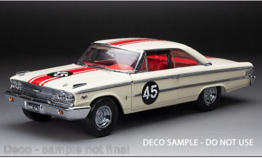 Ford Galaxy 1/18 Sun Star Galaxie 500 XL Hardtop No.45 BSCC 1963 modellino in miniatura
