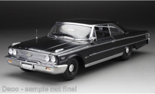 Ford Galaxy 1/18 Sun Star Galaxie 500 XL Hardtop nero 1963 modellino in miniatura