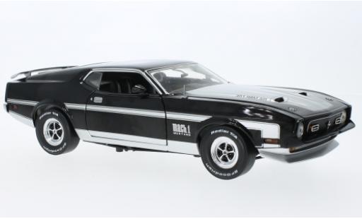 Ford Mustang 1/18 Sun Star Mach I nero 1971 modellino in miniatura