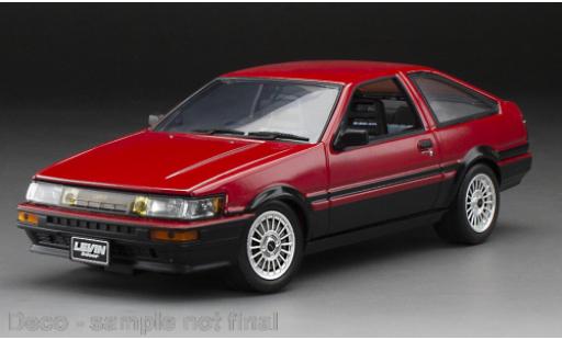 Toyota Corolla 1/24 Sun Star Levin (AE86) rosso/nero 1985 modellino in miniatura