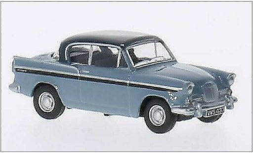 Sunbeam Rapier Base 1/76 Oxford MkIII blu/blu RHD modellini auto