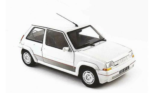 Renault 5 Phase 1 1/18 Norev GT Turbo 1 bianco modellini auto