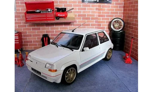 Renault 5 Phase 1 1/18 Norev GT Turbo 1 bianco jantes clio williams modellini auto