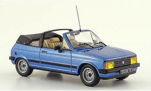 Talbot Samba Cabrio 1/43 IXO blu 1983 modellini auto