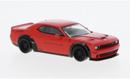 Dodge Challenger 1/64 Tarmac Works SRT Hellcat LB-Works rot 1:64 modellino in miniatura