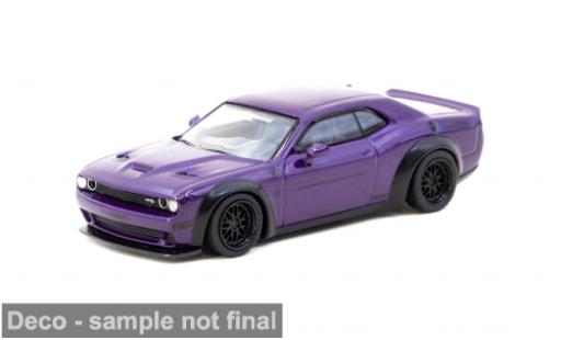 Dodge Challenger 1/64 Tarmac Works SRT Hellcat lila 1:64 modellino in miniatura