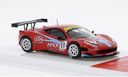 Ferrari 458 1/64 Tarmac Works Italia GT3 No.51 FIA GT3 2011 1:64 modellino in miniatura