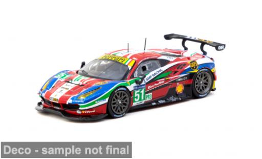 Ferrari 488 1/64 Tarmac Works GTE 24h Le Mans 2016 #51 1:64 modellino in miniatura