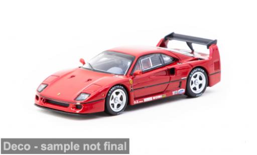 Ferrari F40 1/64 Tarmac Works rot 1:64 modellino in miniatura