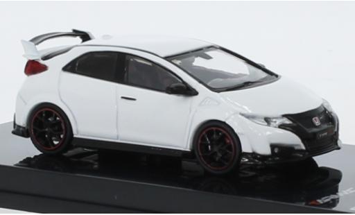 Honda Civic 1/64 Tarmac Works Type R (FK2) bianco RHD 2016 modellino in miniatura